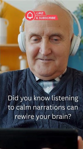 Listening To Calm Voices Changes Your Brain. #shorts #bedtimestoryforadults