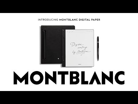 Montblanc Digital Paper | Handwriting, Reimagined​​