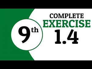 Exercise 1.4 - 9th Class Math | Waqas Nasir