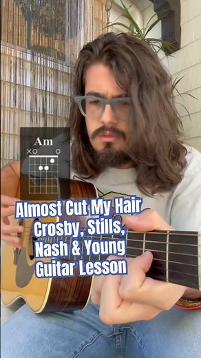 Almost Cut My Hair #guitar #guitarlesson #acousticguitar #crosbystillsandnash #young #guitar