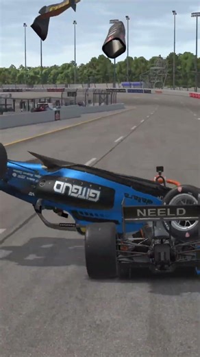 In iRacing, starting up front is always best! Indy NXT