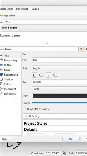 Add labels in QGIS map, beginners #map #tutorial #qgis #qgistutorials #labels #uganda #geography