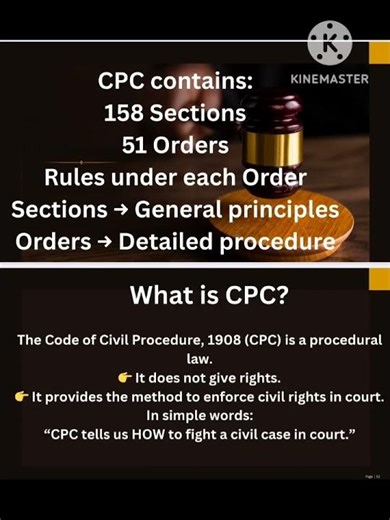 what is cpc|| idea about civil procedure code. ||in shorts||