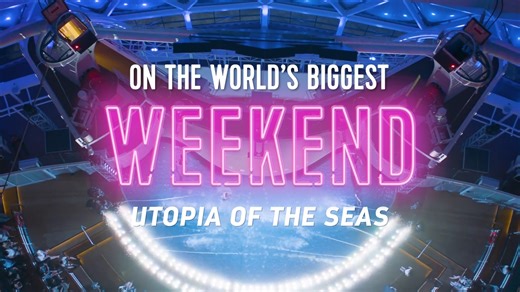 Are you excited!? There are only 10 weekends to go till The World's Biggest Weekend arrives. When it comes to weekend thrills, Utopia of the Seas scores a perfect ten. #utopiaoftheseas | Vicki Freed
