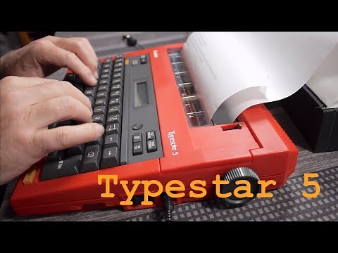 Typewriter Video Series - Episode 207: Canon Typestar 5