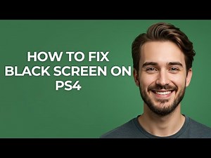 How To Fix Black Screen On Ps4 - GUIDE!