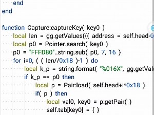 GG脚本 内存捕获 武学代码