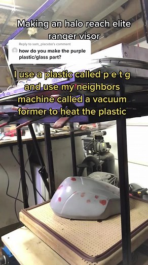 DIY Halo Elite Visor Costume: Vacuum Forming Guide