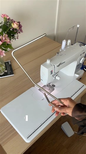 Introducing my newest obsession - The Brother PQ1600S 🥹❤️ ordered from @the_sewing_studio #sewing