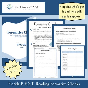 11.R.3.2 Formative Checks – Florida B.E.S.T. Reading
