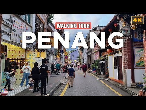 Penang, MALAYSIA - Walking around UNESCO World Heritage Site, The Old Town of George Town