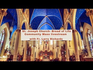 Sunday Mass Video - Fr. Larry’s last Sunday Mass at St. JoesBOL. 14th Sunday Ordinary Time, 7/7/2024