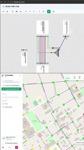 FTTH Planner: Projetando Redes de Fibra em Minutos! #ftth #fibraoptica #provedor #fusão #mapa