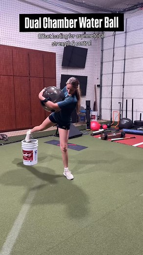 Dual Chamber Water Ball 🔥 1. Offset loading for asymmetrical strength and control. 2. Dynamic instability that forces better sequencing. 3. Building rotational power that transfers. 4. Real-world movement — unpredictable and athletic. | The Farm System