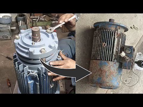 How to adjust SEW electric motor brake #SewBrake