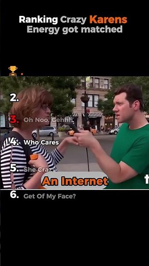 Ranking Crazy Karen Energy gets matched.