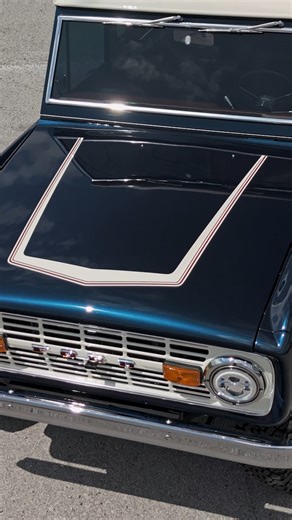 Classic lines meet modern mastery. Coyote Edition™ Gateway Bronco in Dark Metallic Blue. #gatewaybronco #dreamstodriveways #classicbronco #luxurycars #bronco | Gateway Bronco