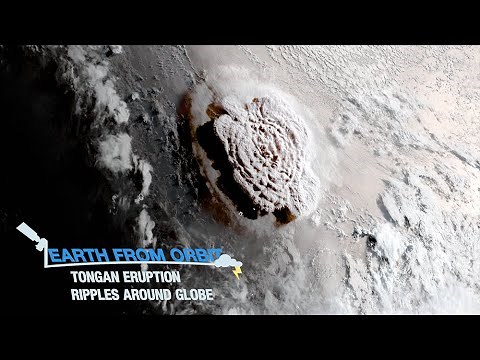Tongan Eruption Ripples Around the Globe