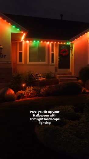 Trimlight HQ | Permanent Holiday Lighting | Decorate for Halloween from the ground up with our new landscape lights! Click the top link in our bio to learn more! #trimlight... | Instagram