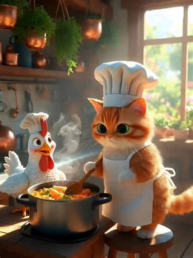 Funny Cat Cooking Moments That Will Make You Laugh
