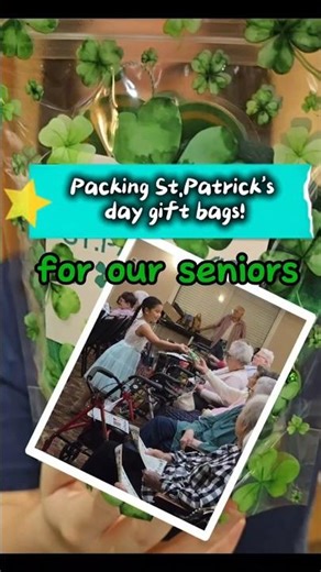 A Little Luck for Our Seniors 🍀 | St. Patrick’s Day Gift Bags