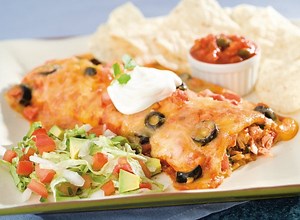 Rotisserie Chicken Enchiladas and Guacamole-Salsa Salad | Publix Super Markets