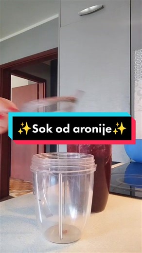 ✨ Sok od aronije ✨ #obrokzaposao #recepti #fypシ #fy #recipe #fypシ #balkan #balkantiktok #bosna #hercegovina #crnagora #srbija #balkantok #aronija