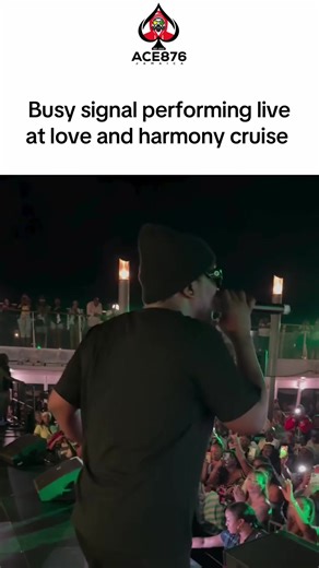 Busy signal performing live at love and harmony cruise