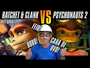 Ratchet & Clank: Rift Apart VS Psychonauts 2 - COMPARATIVO Irmãos Piologo Games