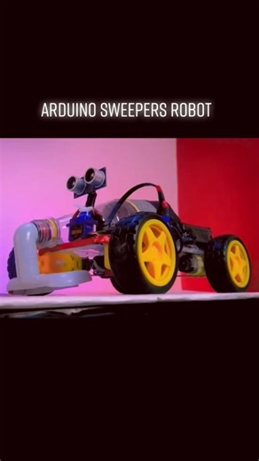 Sweeper robot, make us hands free#arduin #arduinoproject #project #robot #sweeperrobot #sweeper #foryoupage #programming