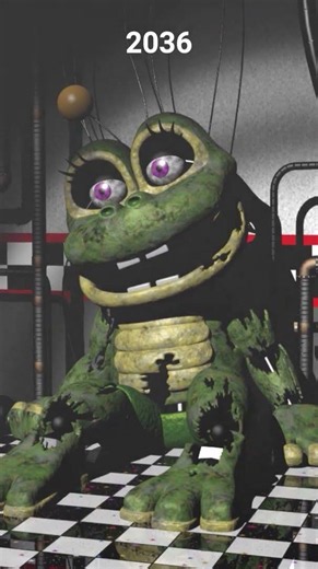 FNAF Mediocre Melody Animatronics over the years