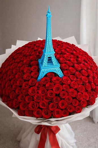 3D Printed Eiffel Tower Topper | Paris Wedding & Birthday Decor - Etsy