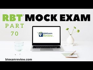 Pass the RBT® Exam | RBT® Practice Exam - Full Mock RBT® Exam Review [Part 70]