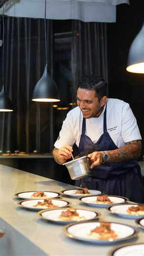 Culinary Culture™ on Instagram: "“We put some gold on it. Because we can.” This is the part you weren’t meant to see. Gold on the plate. Fire on the pass. And chef DK clearly not following a script. Turn the sound on 🔊 [ behind the scenes kitchen, chef deepankar khosla, haoma bangkok, michelin chef, chef life, kitchen chaos, service prep, culinary culture, chef pop up, fine dining bts, restaurant kitchen moments, chef off script ]"