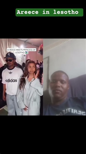areece meets the princess of lesotho #areece #viral #tweening