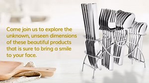 Colin Silverware Table Cutlery Set - 18/10 Stainless Steel - Spoons 6 Tea + 6 Dinner + 6 Forks, 18-Piece Modern Flatware Set with Premium Leather Gift Box - Dinner Tableware - Home & Restaurant