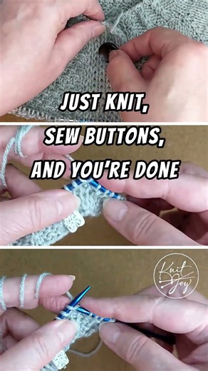 My Favorite Buttonhole Method — No Extra Finishing #knittingbuttonhole #226