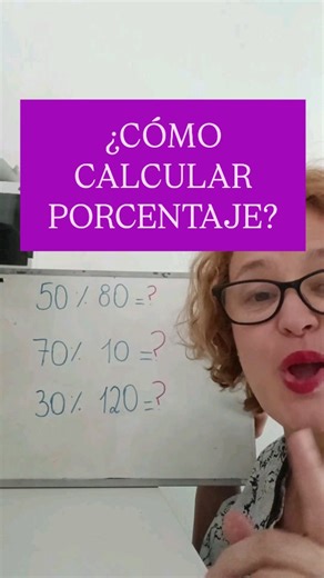 Psicopedagoga.Dra.Lic.Profe. Maestra. | ¿Cómo sacar porcentaje fácil y rápido?😉☺️#sacarporcentaje #calcularporcentaje #porcentaje | Instagram