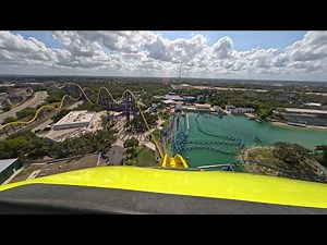Experience SeaWorld San Antonio's Steel Eel rollercoaster in this point-of-view video
