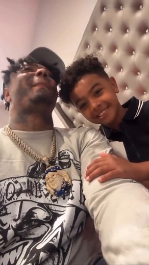 Blueface’s son #Javaughn says his dad came home looking bigger & taller 💪🏽 | BLUE FACE New