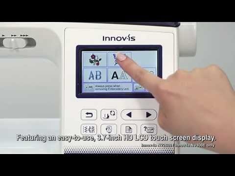 Innov-is NV800E, NV2600 Embroidery Features