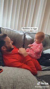 Daddy daughter conversations #deafdad #coda #asl #signlanguage #babyasl #babysign #learn #cutestbaby #deafandhappy