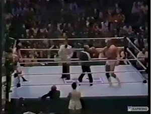 When I announced the decision for this April 12, 1980 headliner at The #Philadelphia Spectrum between WWF champ Bob Backlund and Hulk Hogan, the Hulk was not happy. That's when Backlund made the save. | Gary Michael Cappetta