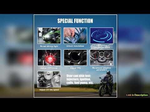 2025 JDiag M100 Pro Motorcycle Diagnostic Tool MOTO Code Reader OBD2 Scanner For KTM Honda Yamaha K