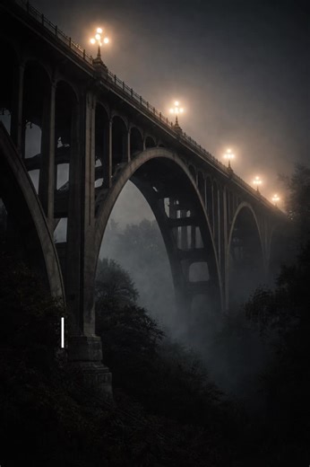 The Colorado Street Bridge in Pasadena , California carries a tragic history that still unsettles visitors 🌉 👻 🌙 #paranormal #hauntedsocal #ghost #socal #spooky Sources: historical records, local archives, reported accounts Educational & folklore content