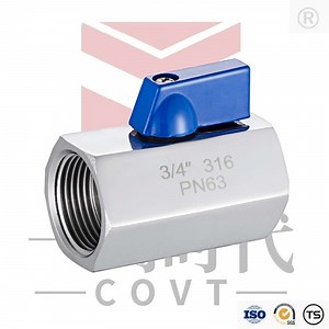 [Hot Item] 304 Stainless Steel Mini Ball Valve, Small and Not Occupying Ground, Accurate Flow Control