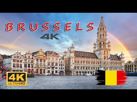 Brussels Belgium in 4k 🇧🇪 Cinematic Drone Footage Full Ultra HD [4K]