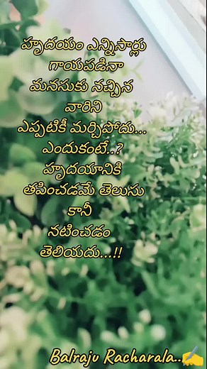 నిజమే కదా ____🥰🥰 #Racharlas #loveyourself #trending #video #vairal #foryou #foryoupage #team7Bro #HQ😘