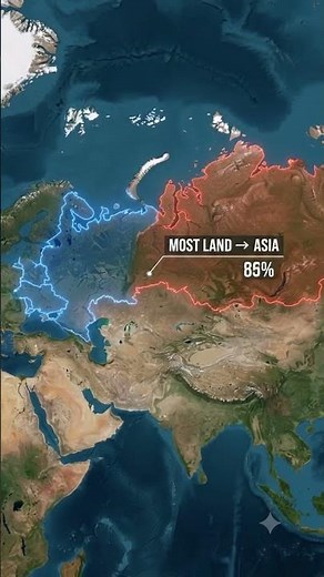 Russia’s Geography Makes Absolutely No Sense! 🌍🤯#WorldFacts #MapFacts #CountryFacts #DidYouKnow