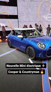 @mini_fr vient de dévoiler ses deux nouveaux modèles électriques Cooper et Countryman ! ⚡ Alors, le style Mini en électrique vous aimez ? 🤔 #mini #minicooper #minicountryman #minielectric #electriccars #auto #autojournal #car | Auto Journal